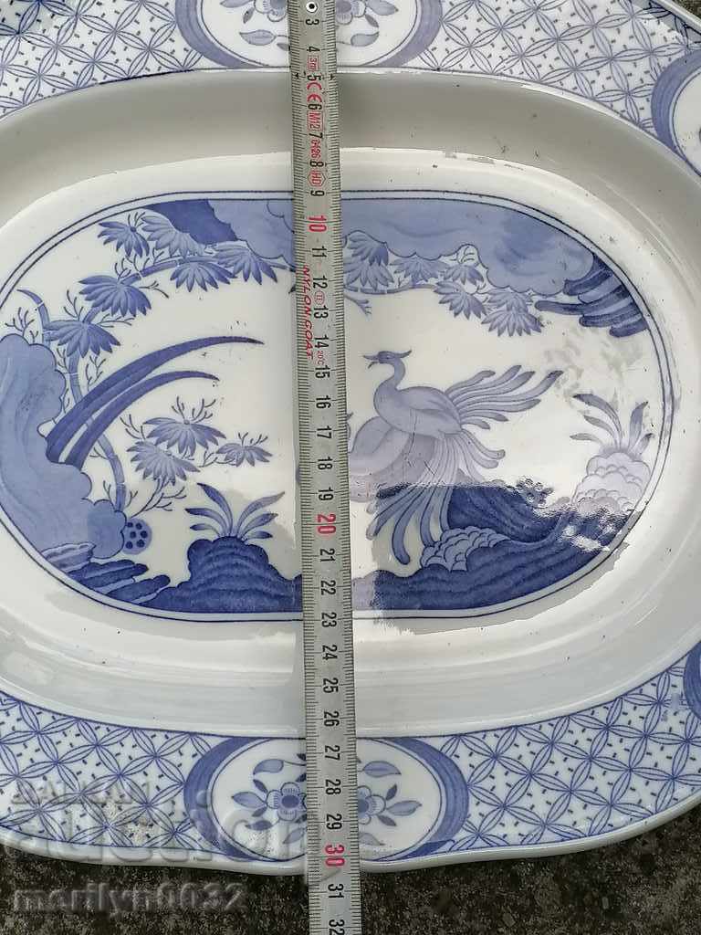 placă de porțelan de serviciu platou englezesc din secolul al 19-lea platou platou - 6