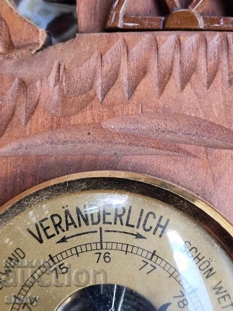 Livrarea barometru vechi din lemn