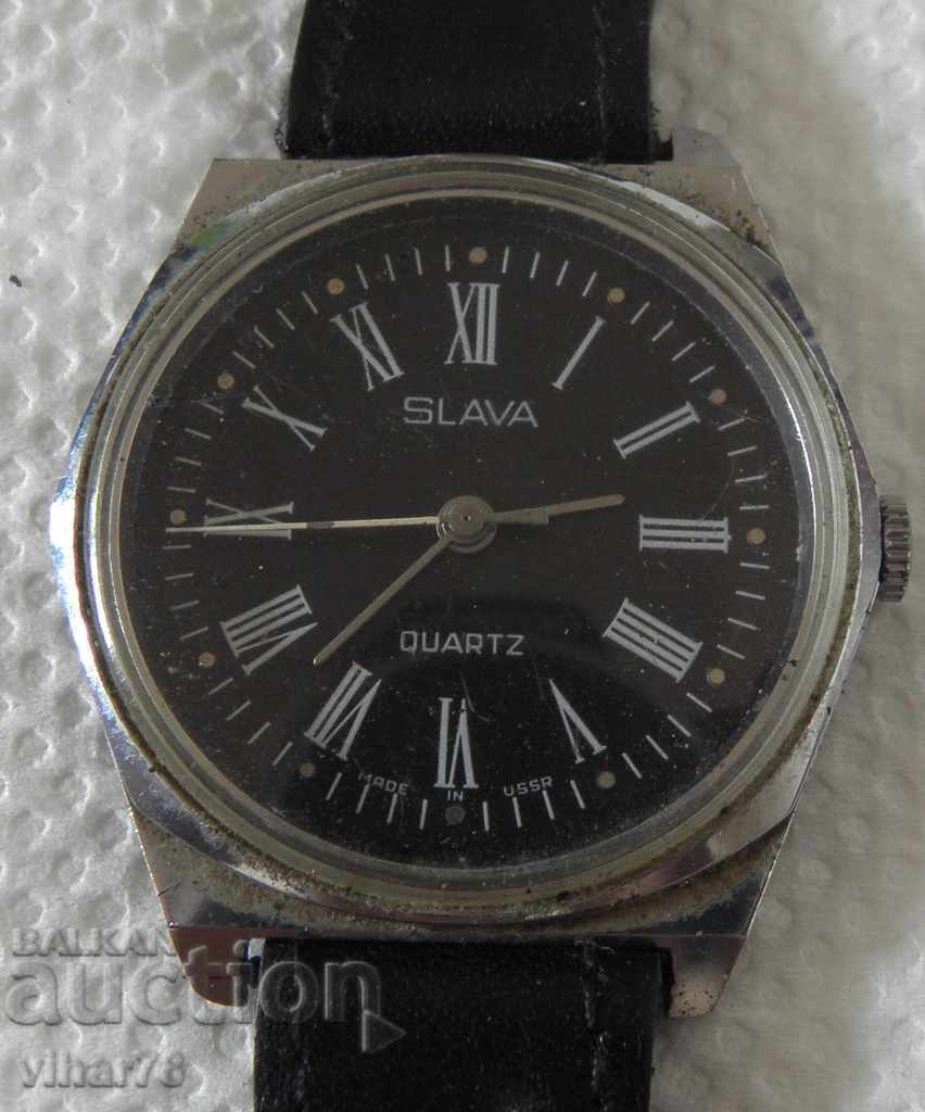 РЯДЪК  МЪЖКИ ЧАСОВНИК СЛАВА-SLAVA-КВАРЦОВ