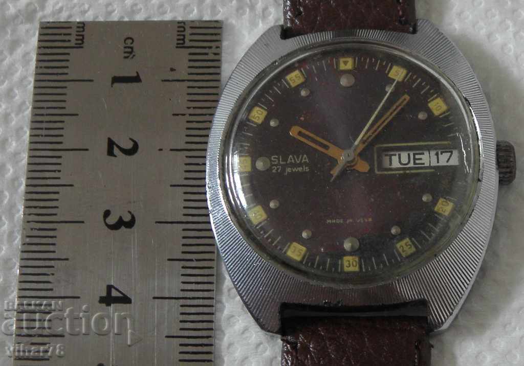 RARE MEN'S WATCH SLAVA-SLAVA with price 29.99 BGN | € 15.33 RARE MEN'S WATCH SLAVA-SLAVA with price 29.99 BGN | € 15.33