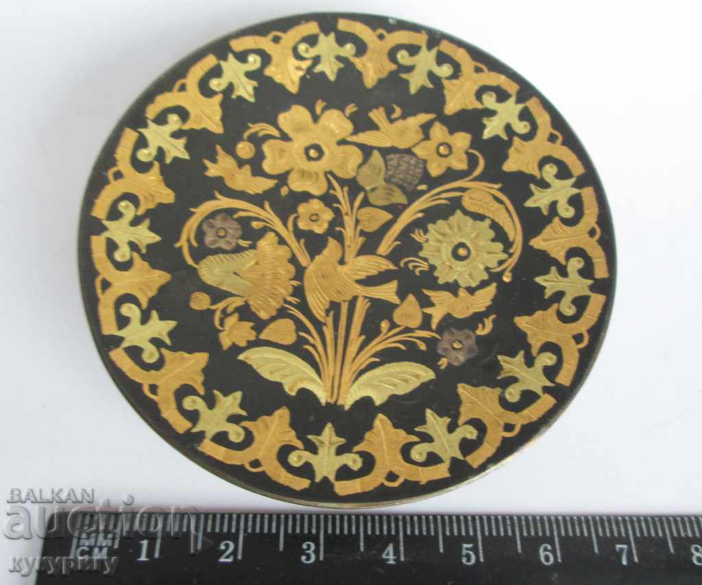 Old decorative plate decoration handmade 24kt gold with price 95.00 BGN | € 48.57 Old decorative plate decoration handmade 24kt gold with price 95.00 BGN | € 48.57