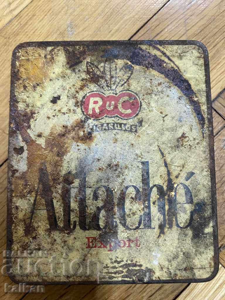 Old metal box of cigarettes - 5 Old metal box of cigarettes - 5