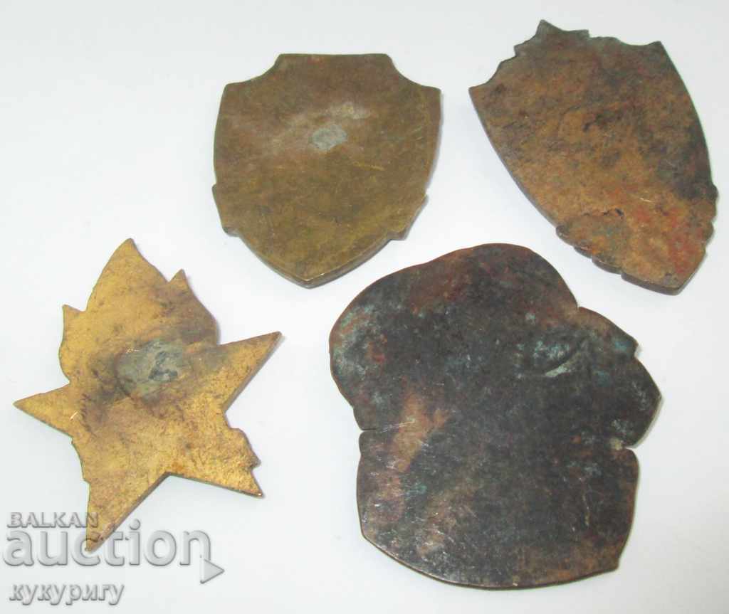 Lot 4 badges signs unfinished wrong curiosity Mongolia with price 90.00 BGN | € 46.02 Lot 4 badges signs unfinished wrong curiosity Mongolia with price 90.00 BGN | € 46.02