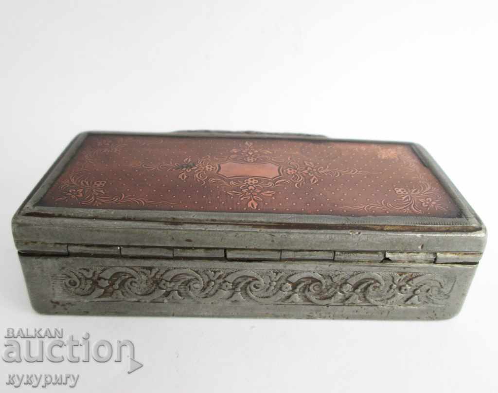 Cutie veche pentru snuff sau pastile cu ornamente - 7 Cutie veche pentru snuff sau pastile cu ornamente - 7