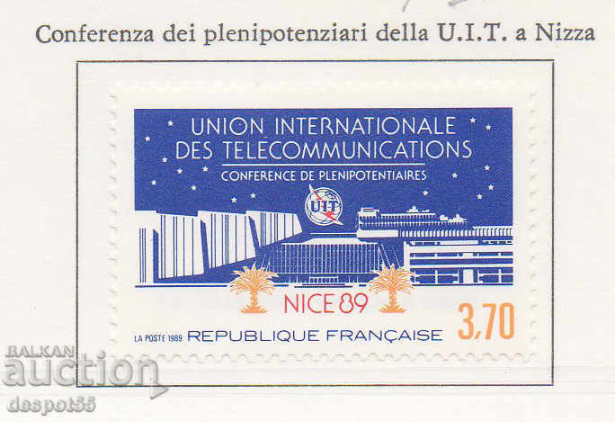 1989. Franța. Uniunea Internațională a Telecomunicațiilor.