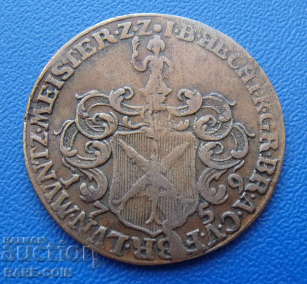 RS (29) Harz Germania 1 Pfennig 1759 Rare