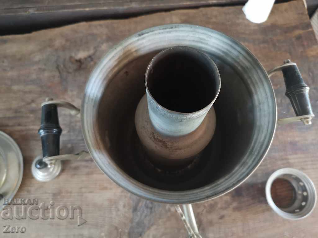 Large Old Russian Coal Samovar with price 230.00 BGN | € 117.60 Large Old Russian Coal Samovar with price 230.00 BGN | € 117.60