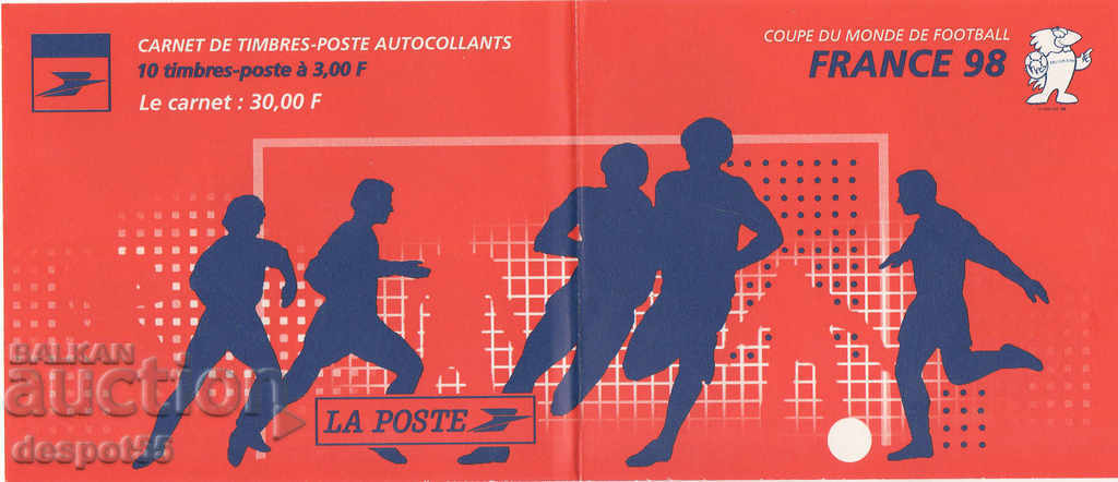 1998. France. World Cup, France '98. Carnet. with price 7.50 BGN | € 3.83
