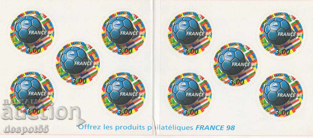 1998. Franța. Cupa Mondială '98, Franța. Carnetul.