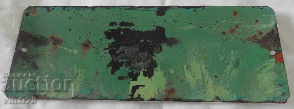 OLD ENAMELED SAMPLES HOUSE TABLE - 5 OLD ENAMELED SAMPLES HOUSE TABLE - 5