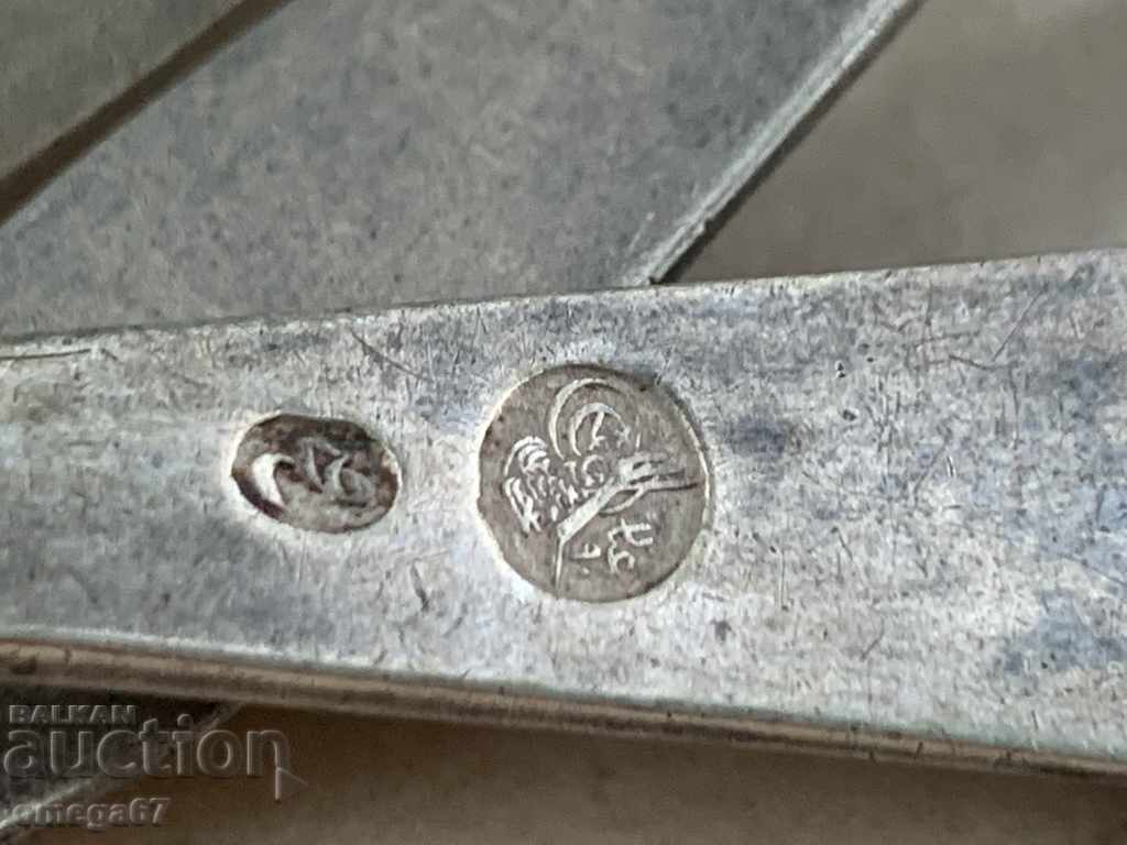 Silver tea / coffee spoons with tugri - 7