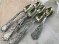 Silver tea / coffee spoons from the beginning. of the twentieth century.