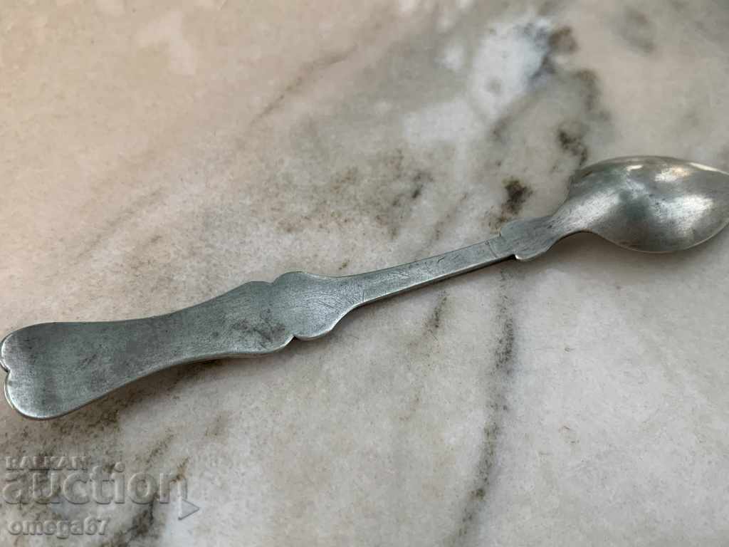 Auction 19th century silver spoon Auction 19th century silver spoon
