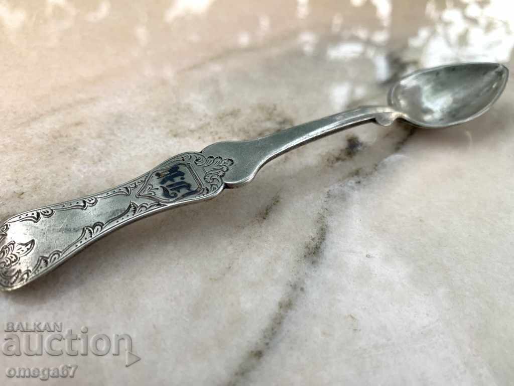 19th century silver spoon - 5 19th century silver spoon - 5