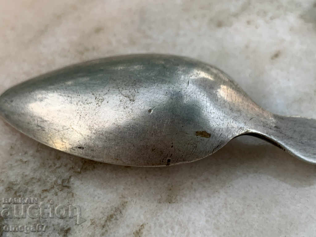 19th century silver spoon - 6 19th century silver spoon - 6