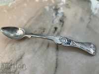 19th century silver spoon