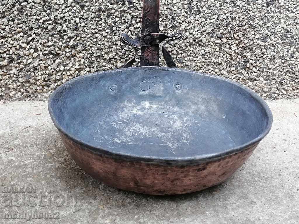 Стар меден тиган, бакър, тава, меден съд - 7 Стар меден тиган, бакър, тава, меден съд - 7