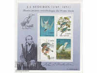 1995. France. Drawings of birds by J.J. Audubon. Block.