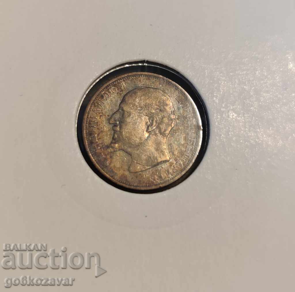 Delivery of Bulgaria 50 cent 1912 silver. 100% natural patina! Delivery of Bulgaria 50 cent 1912 silver. 100% natural patina!