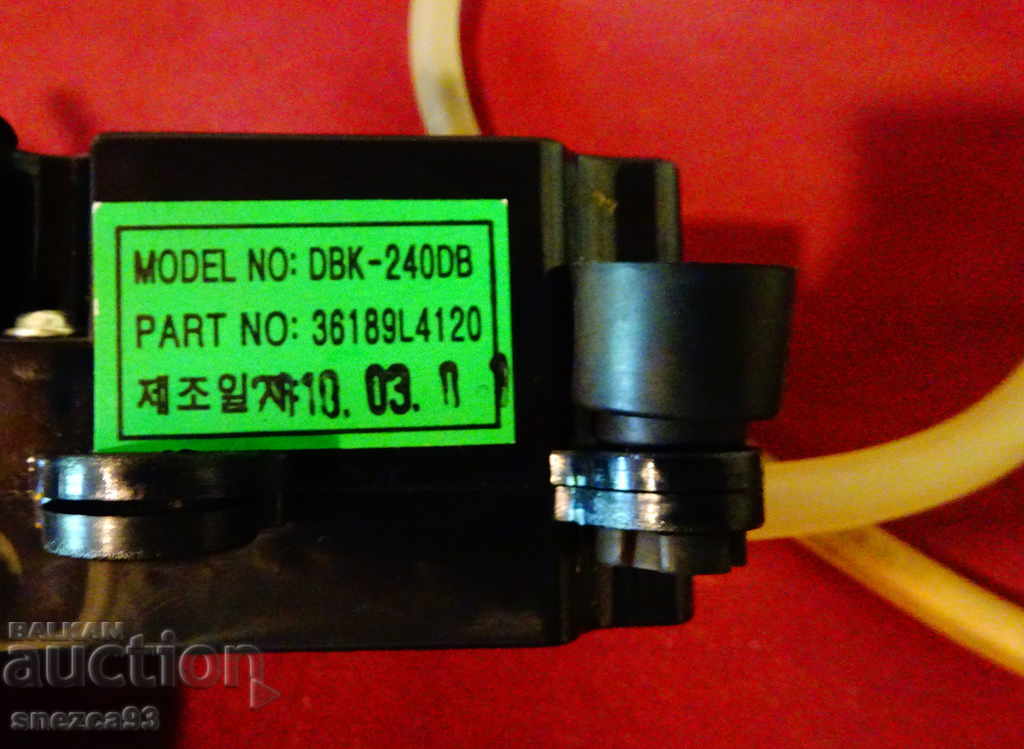 Licitație Pompa cu bule, piese pentru mașină de spălat.