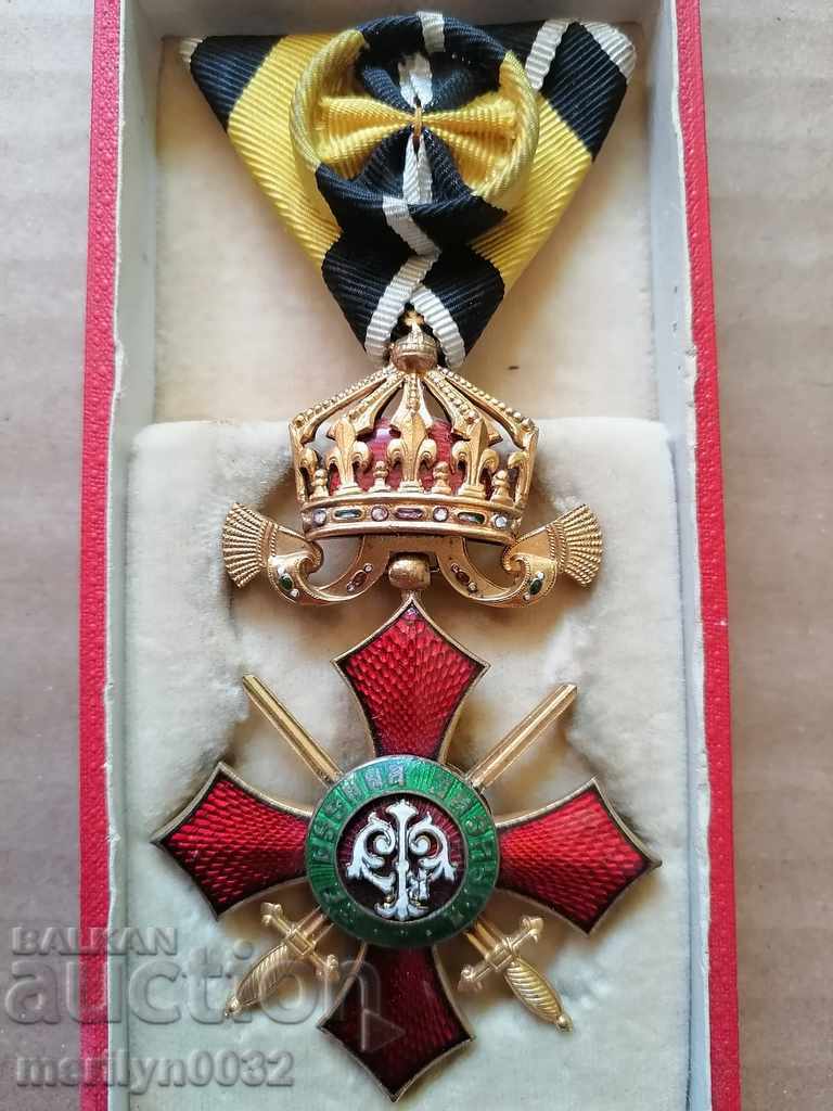 Order For Military Merit 4th degree Principality of Bulgaria ribbon