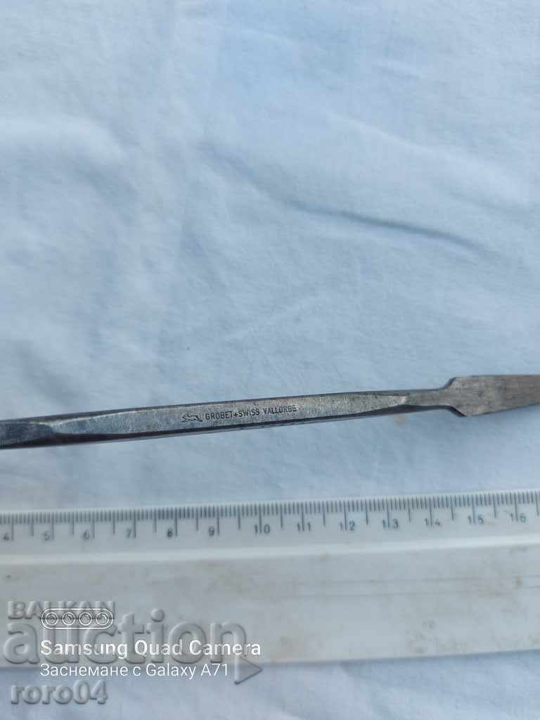 SAW - GROBET + SWISS VALLORBE - WW II with price 19.99 BGN | € 10.22 SAW - GROBET + SWISS VALLORBE - WW II with price 19.99 BGN | € 10.22