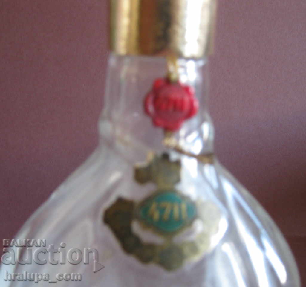 Old bottle of cologne 4711 Germany parcel with price 15.00 BGN | € 7.67 Old bottle of cologne 4711 Germany parcel with price 15.00 BGN | € 7.67