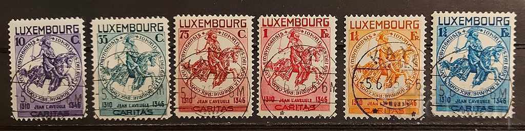 Luxembourg 1934 CARITAS / Help for children / Horses Stigma 200 €