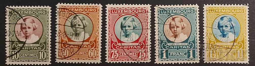 Luxemburg 1928 CARITAS / Copii / Ajutor pentru copii Stigma 64 €