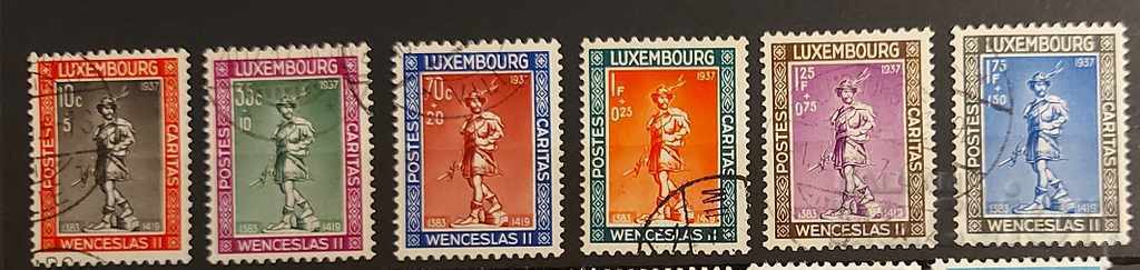 Люксембург 1937 CARITAS/Помощ за децата Клеймо 61.5 €