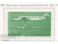 1987. France. Air mail.