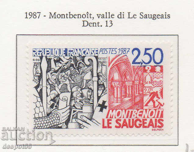 1987. Franța. Turism - Montbenoit Le Saugeais.