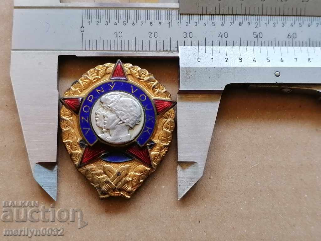 Foreign military badge medal badge with price 45.00 BGN | € 23.01