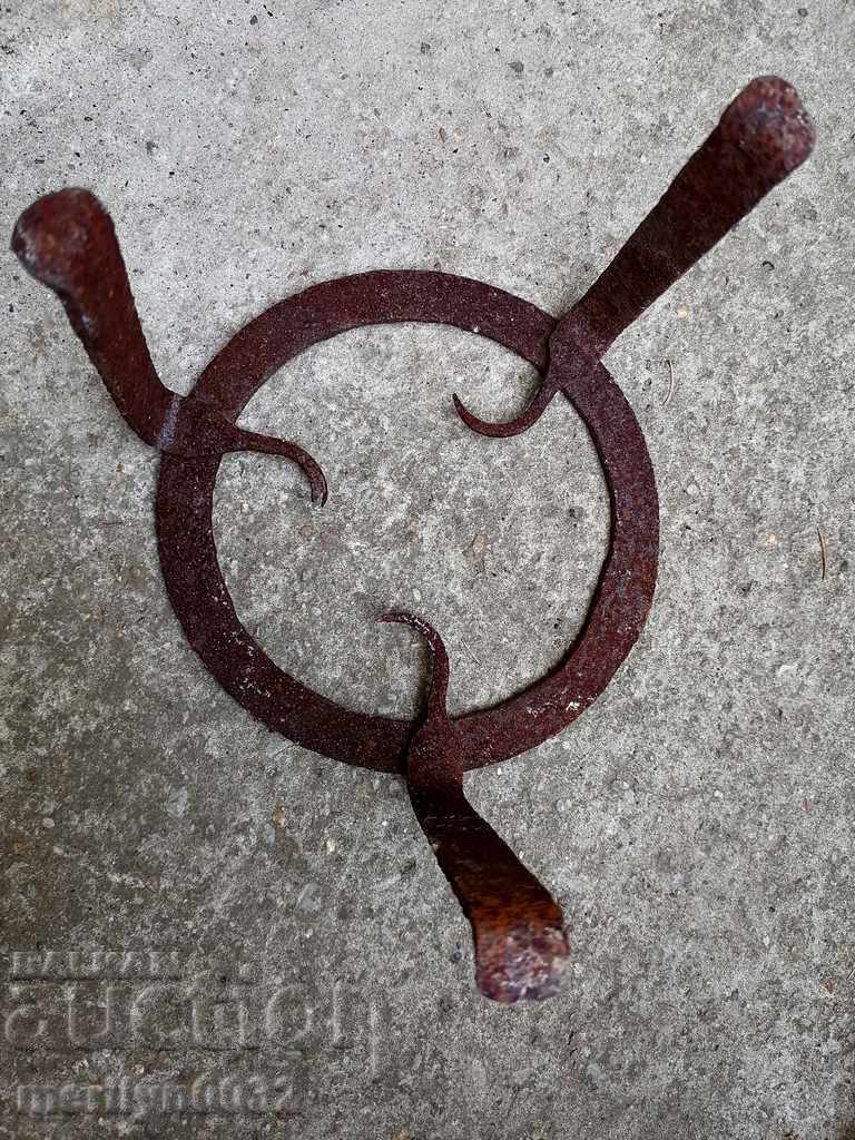 Auction An old forged sack, fireplace, grill, wrought iron Auction An old forged sack, fireplace, grill, wrought iron