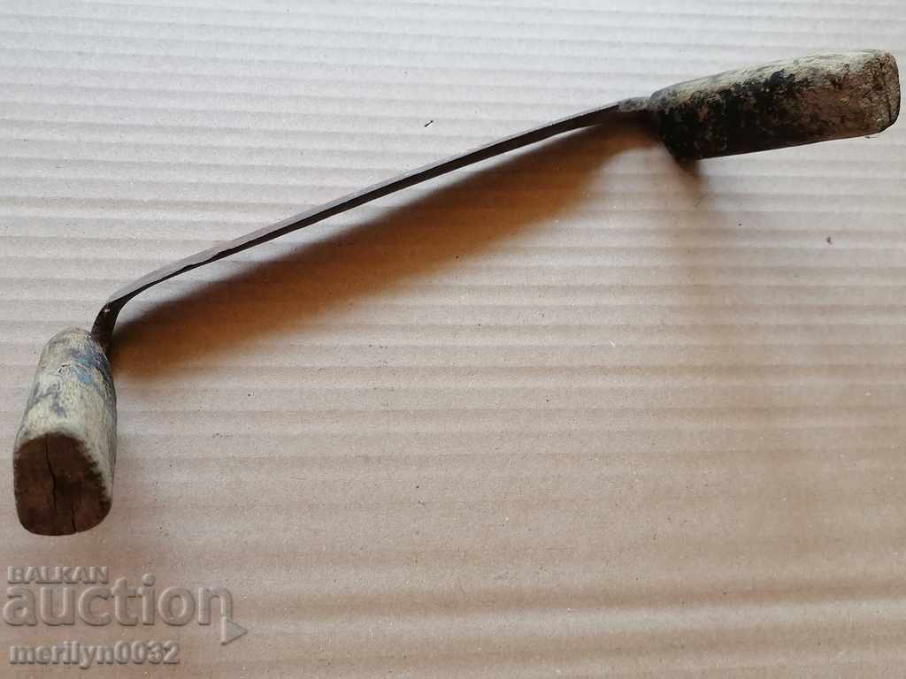 Old forged ruff tool wrought iron wooden planer - 6 Old forged ruff tool wrought iron wooden planer - 6