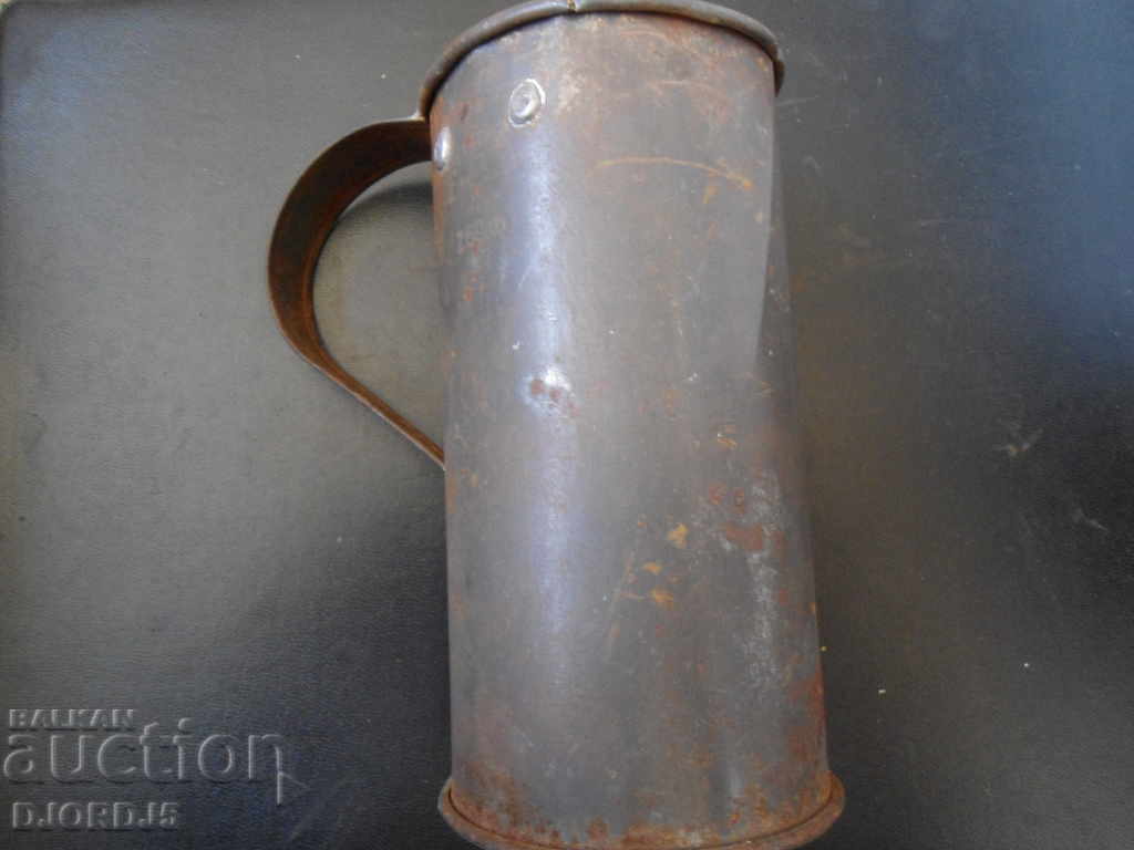 Old measure for liquids, markings with price 5.00 BGN | € 2.56 Old measure for liquids, markings with price 5.00 BGN | € 2.56