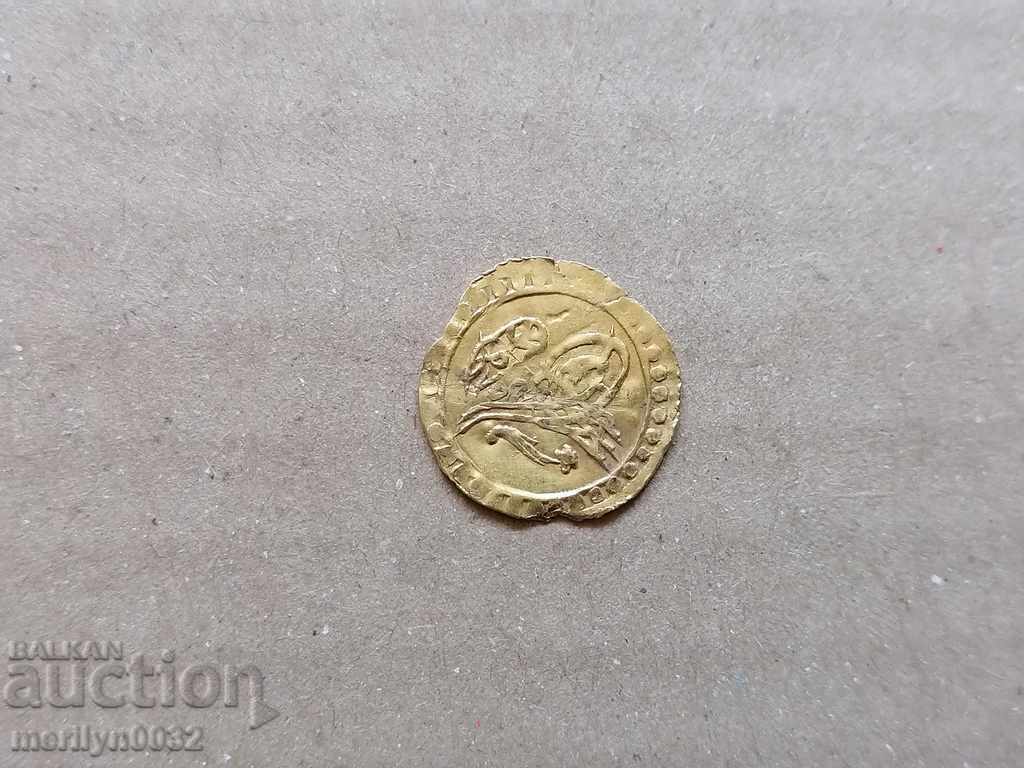 Delivery of 1/4 quarter Zeri Mahbub Turkish gold coin 1223/1 0.8 gram Delivery of 1/4 quarter Zeri Mahbub Turkish gold coin 1223/1 0.8 gram
