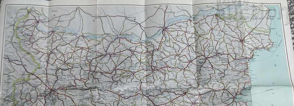 ROAD MAP OF BULGARIA 1965 SCALE 1: 800 000 - 5 ROAD MAP OF BULGARIA 1965 SCALE 1: 800 000 - 5