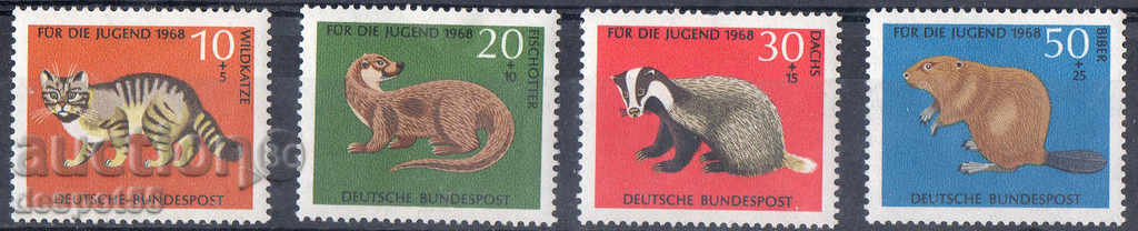 1968. FGR. animale protejate, Seria a 3.