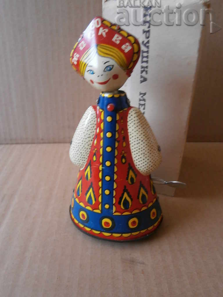 Livrarea păpușă din tablă MOSCOVA 80 URSS URSS Livrarea păpușă din tablă MOSCOVA 80 URSS URSS