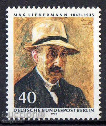 1972. Berlin. In memory of Max Lieberman, a German artist.