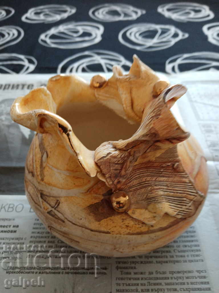 ΣΕΤ ΦΡΟΥΤΟΘΡΑΥΣΗΣ ΚΑΙ ΒΑΖΟ - ART DECO - 30 λέβα - 5