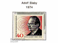 1974. Berlin. Adolf slab (1849-1913), Radioman.