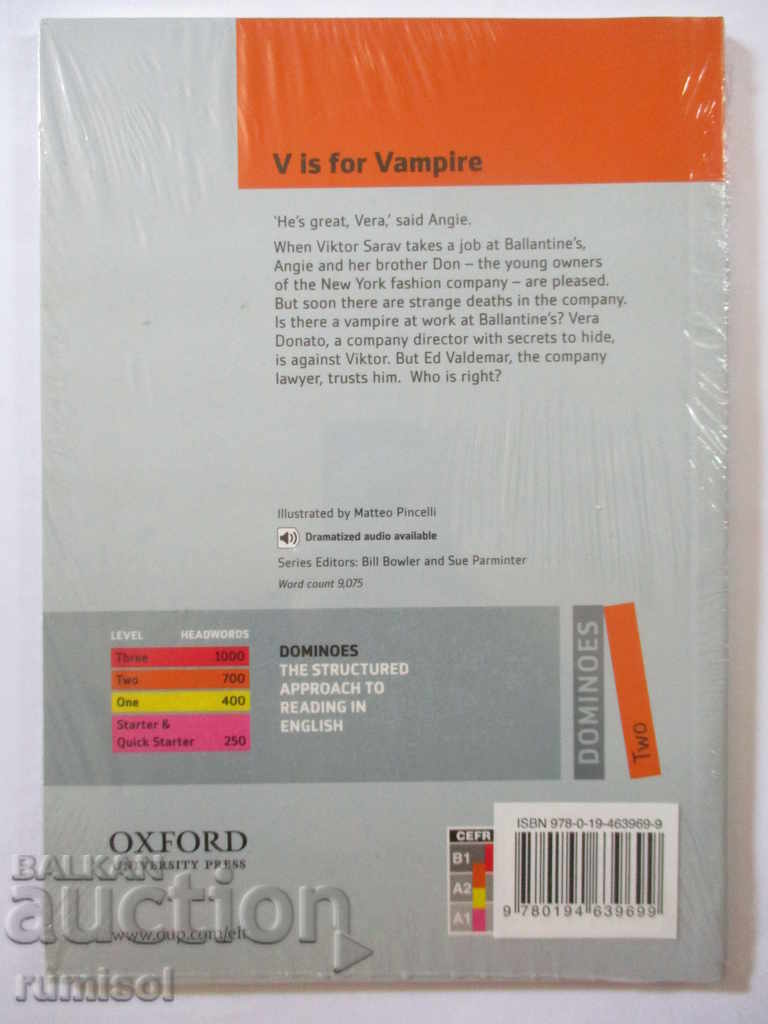 V is for Vampire - Lesley Thompson with price 13.59 BGN | € 6.95 V is for Vampire - Lesley Thompson with price 13.59 BGN | € 6.95