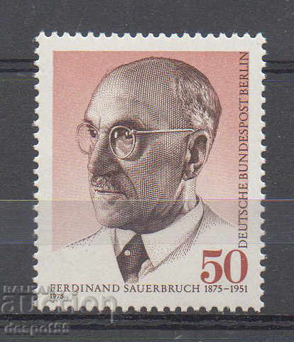 1975. Berlin. Ferdinand Sauerbruch is a surgeon.