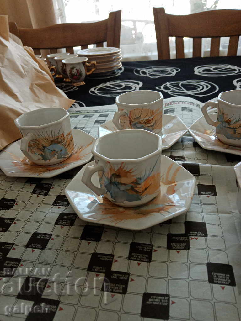 COFFEE SERVICE - PAINTED - BGN 35 with price 24.50 BGN | € 12.53 COFFEE SERVICE - PAINTED - BGN 35 with price 24.50 BGN | € 12.53