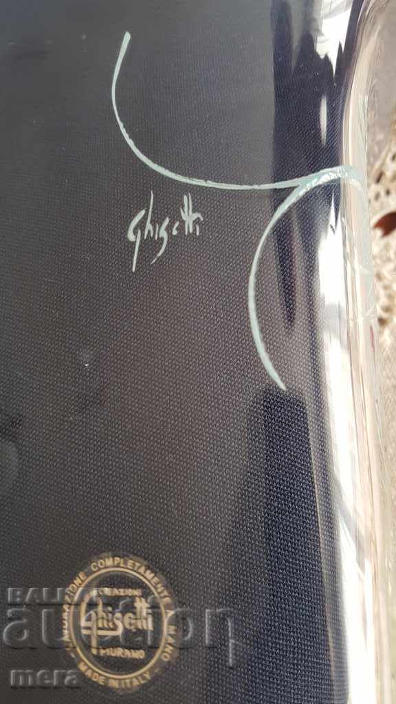 Hand-painted designer vase - Murano - 7