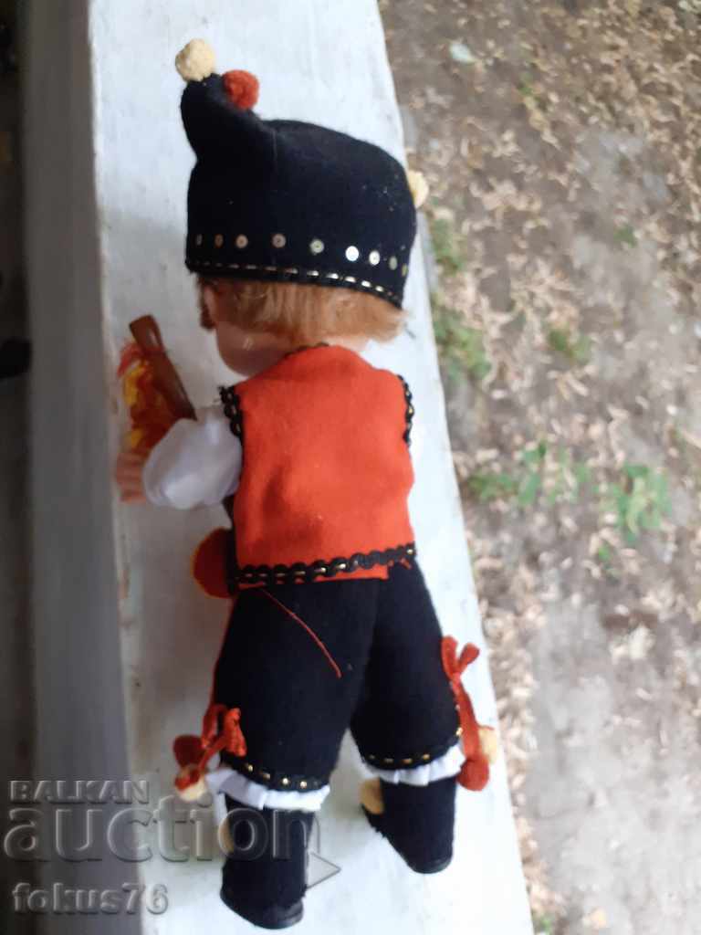 Old rubber doll in a bagpipe costume - - 5 Old rubber doll in a bagpipe costume - - 5
