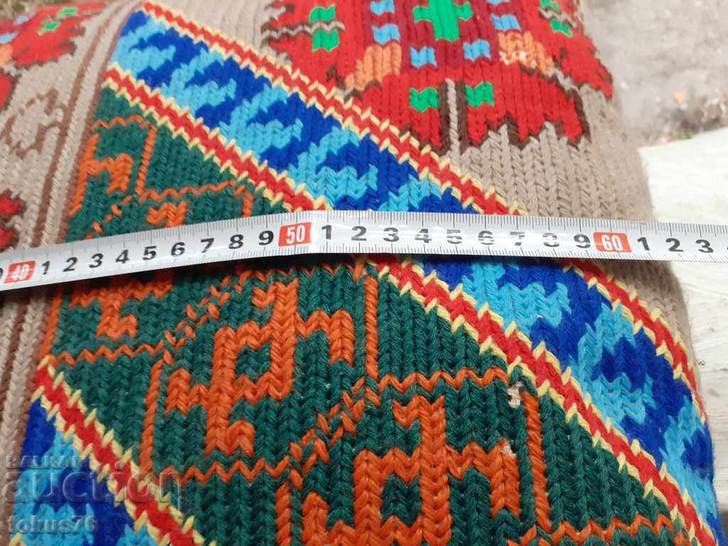 Old large hand-woven woolen pillow - 6 Old large hand-woven woolen pillow - 6