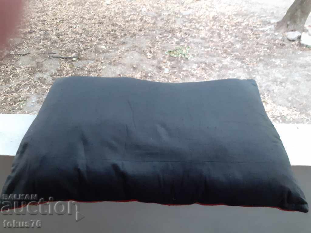 Παράδοση Μεγάλο παλιό χειροποίητο μάλλινο μαξιλάρι